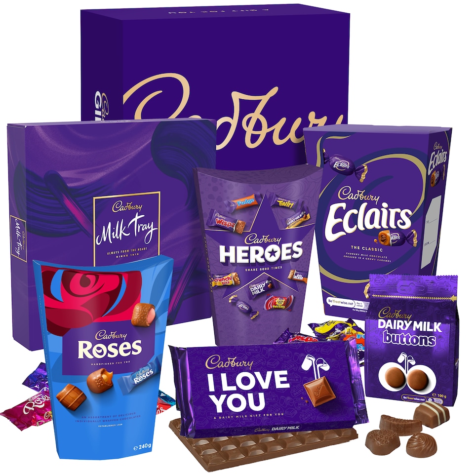 image 1 of Cadbury "I Love You" Chocolate Sharing Hamper