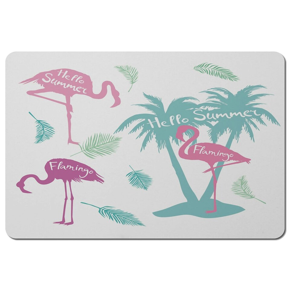 image 1 of Palm & Flamingo (Placemat)