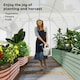 image 6 of Outsunny 3 x 2 x 2m Polytunnel Green House w/ UV-resistant PE Cover, Green