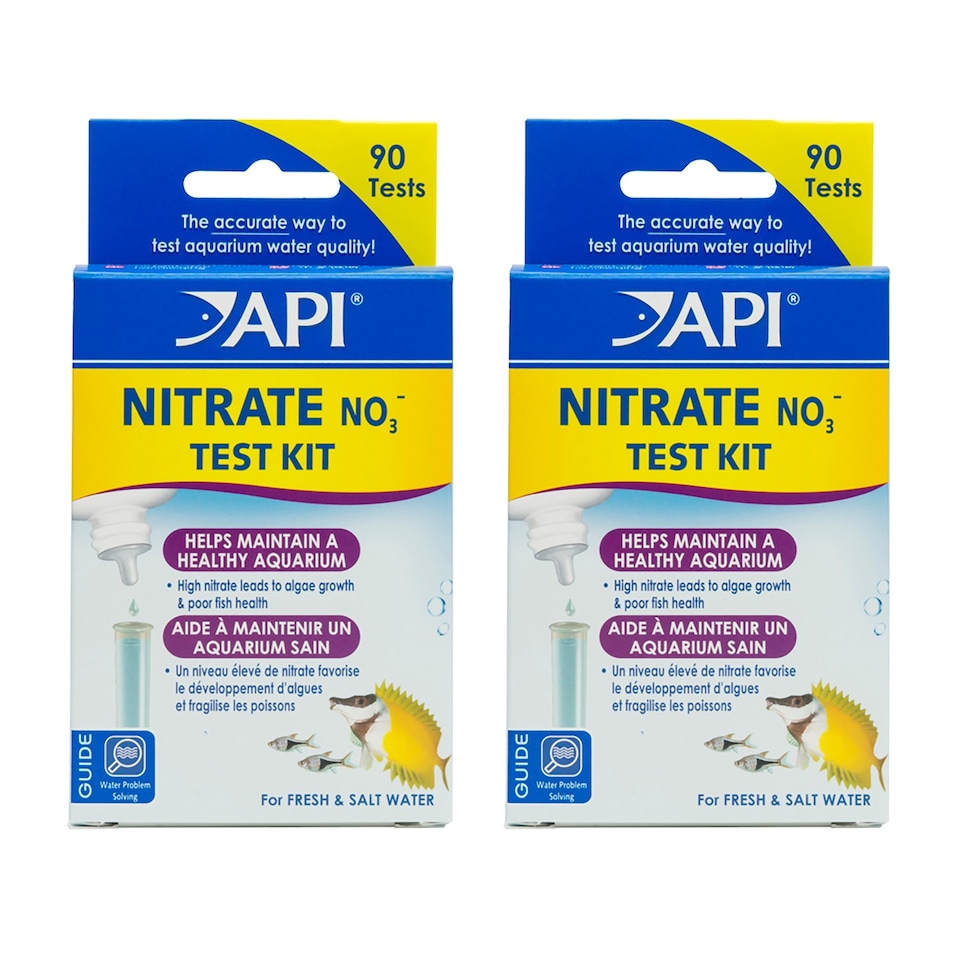 image 1 of API Nitrate Test Kit 90-Test (2-Pack) Aquarium Test Kit Aquarium Test & Water Quality Supplies