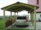 image 2 of Alaska Carport - Pressure Treated Timber - L610 x W288 x H290 cm | Brown