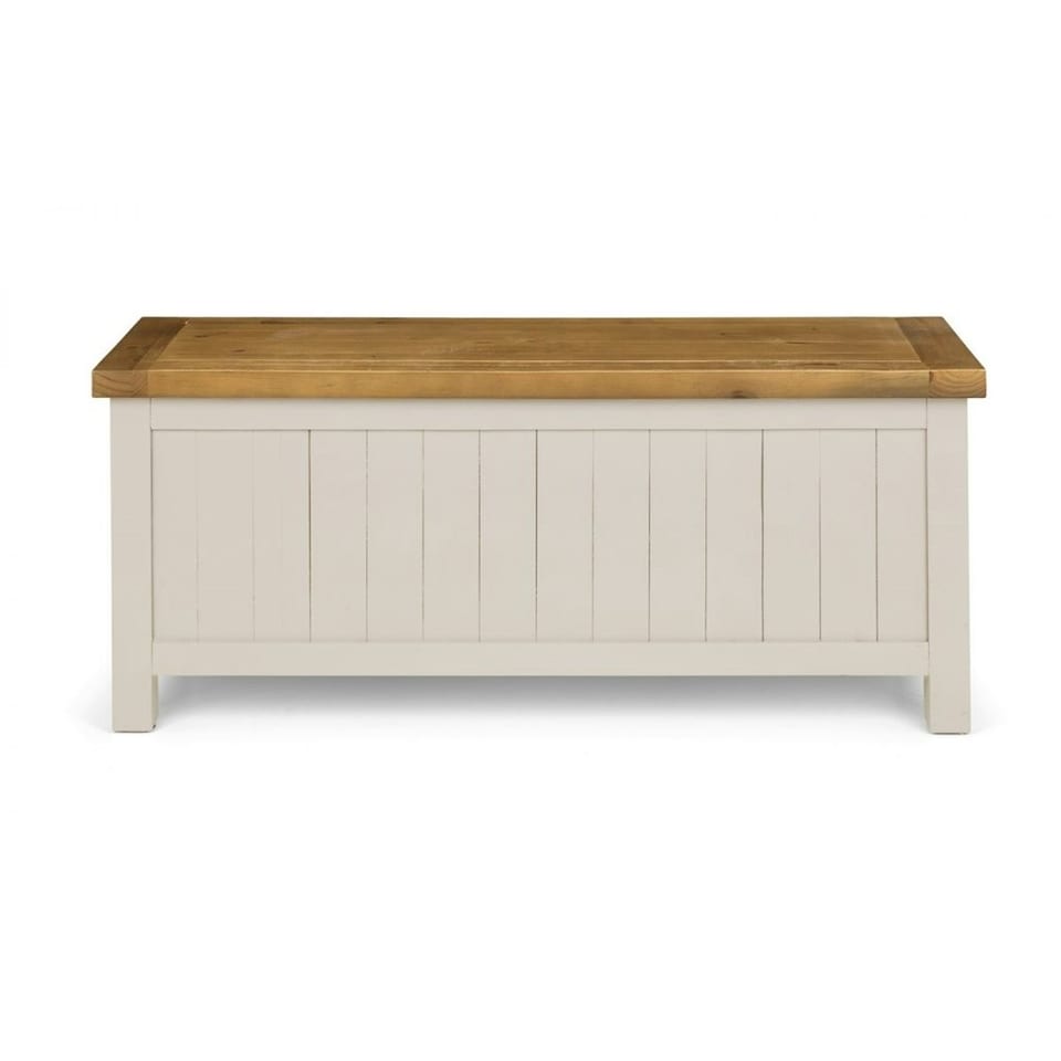 image 1 of Grey Wash Storage Bench