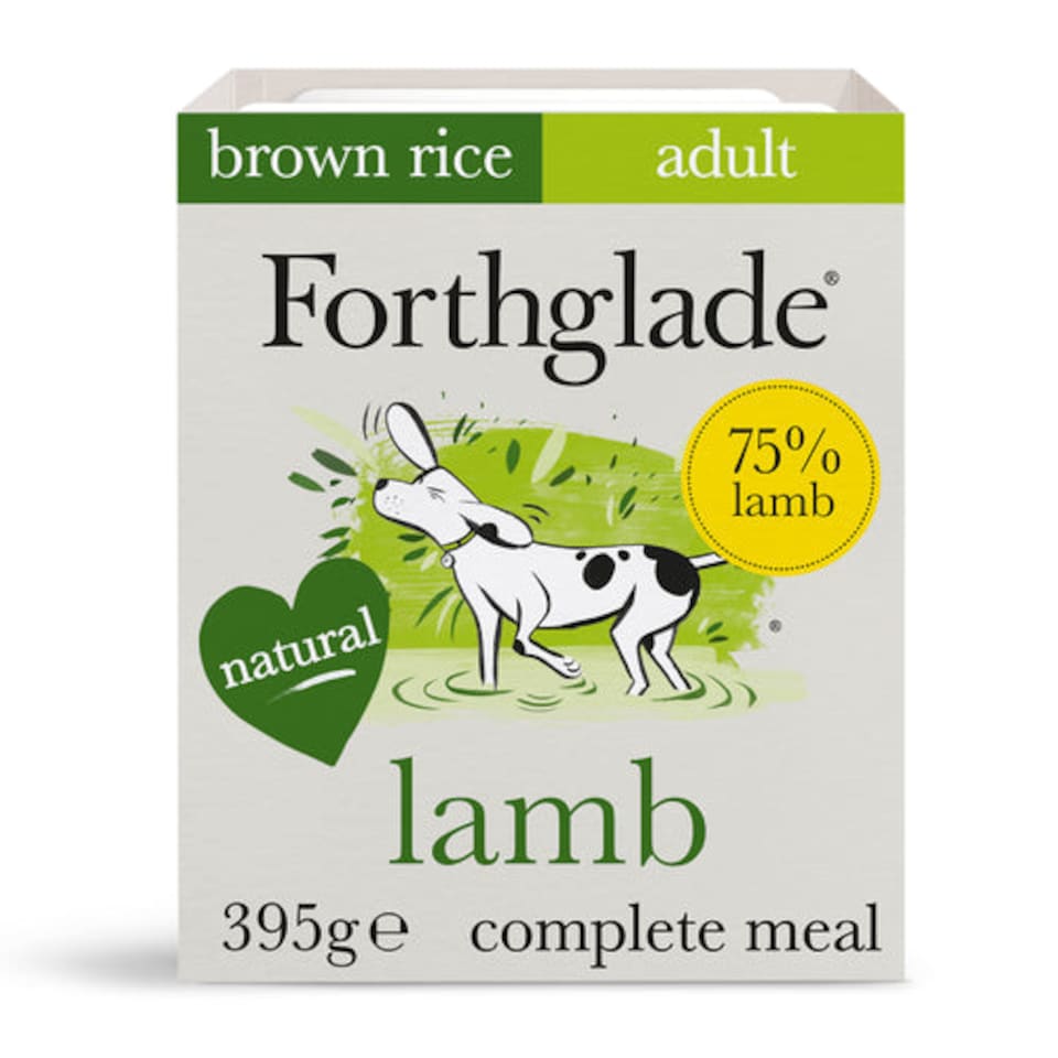 image 1 of Forthglade Natural Lamb, Brown Rice and Vegetables Adult Wet Dog Food - 6 x 395g