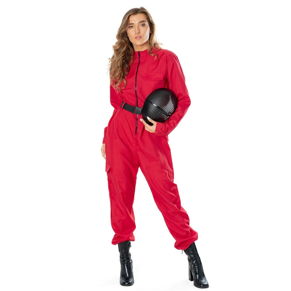 image 1 of Bristol Novelty Unisex Adult The Gamer Suit Costume - Red/Black - M M