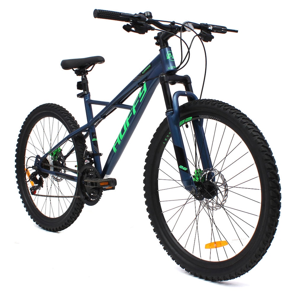 image 1 of HUFFY Korros 26-Inch 21-Speed Blue Hardtail Mountain Bike (26322W)