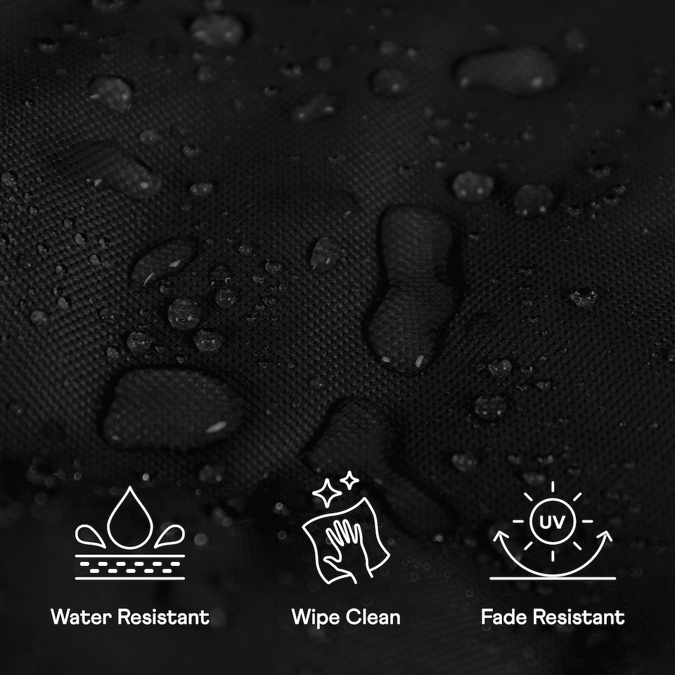 image 1 of Recliner Indoor Outdoor Bean Bag Black Bean Bag Chair | Black | Black | 1