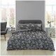 image 1 of VELVETIO Markland Paisley Complete Duvet Cover Set with Fitted Sheet Luxury Bedding Quilt Grey | King