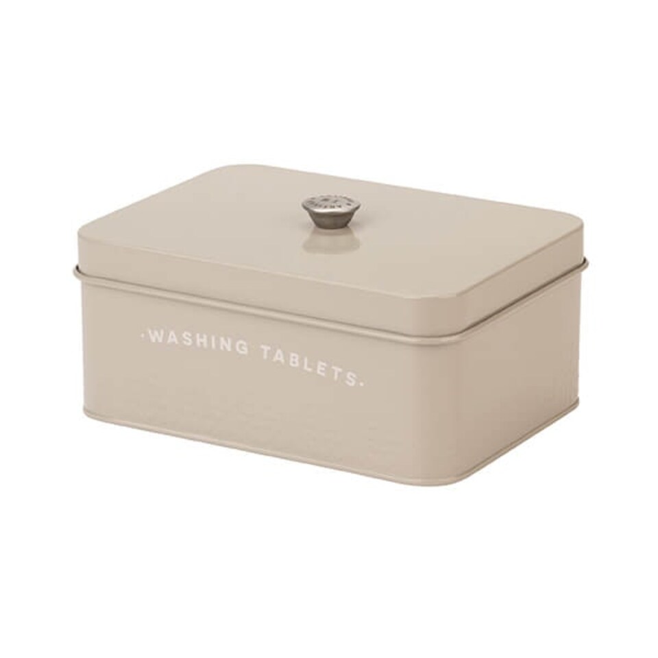 image 1 of Artisan Street Washing Tablet Storage Tin Cream