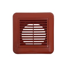 Securlec Plastic Louvre Vent | Orange | Terracotta | 1