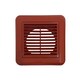 image 1 of Securlec Plastic Louvre Vent | Orange | Terracotta | 1