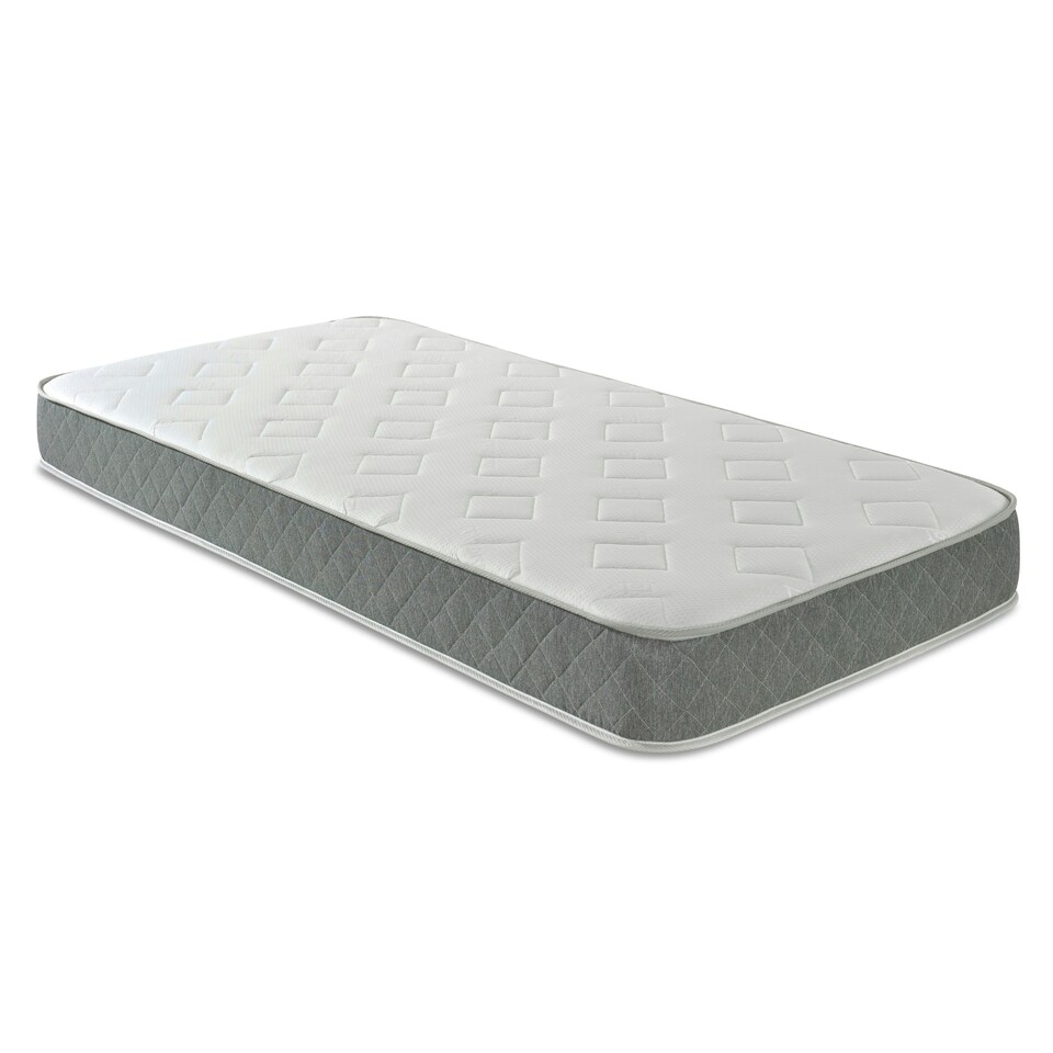 image 1 of Essentials Jump n Tac Hybrid Mattress - 7.5" Deep, Soft Feel Grey | Small Double