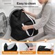 image 7 of Skylos Dog Car Seat Travel Bed Carrier Portable Pet Booster Seat Washable