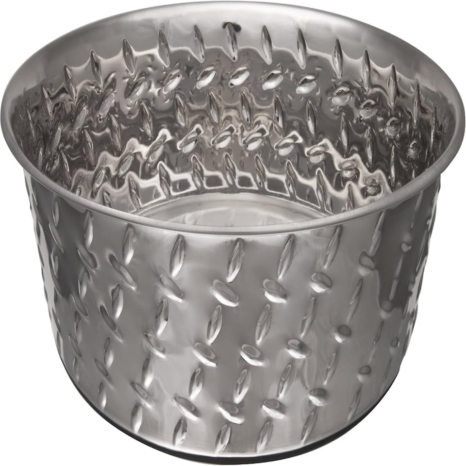 image 1 of Loving Pets Ruff-N-Tuff Diamond Plated Dog Bowl X-Large 4.7L
