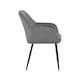 image 2 of SONARA Dining Chair Set of 2, Water-Repellent Plush Chenille Upholstered for Dining Room | Black