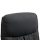 image 8 of HOMCOM PU Leather Armchair and Footrest Swivel Recliner w/ Ottoman Black