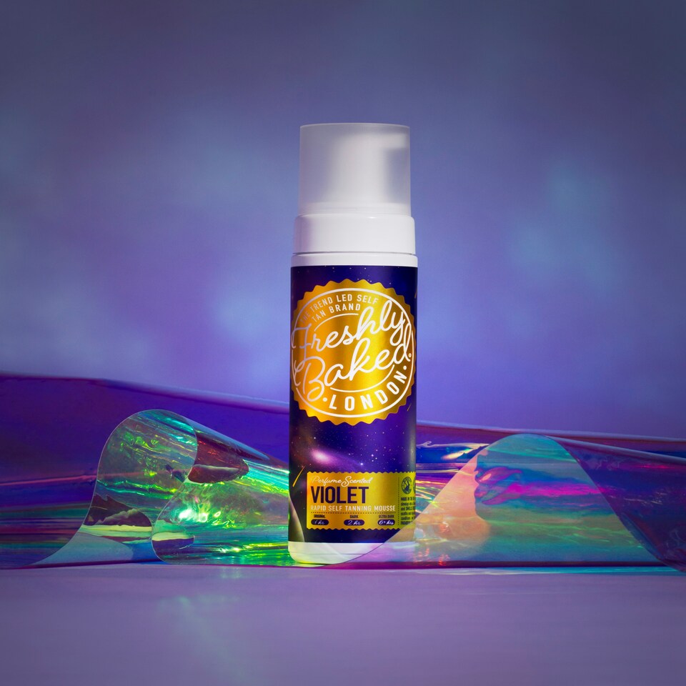 image 1 of Violet Perfume Scented Self Tan Mousse