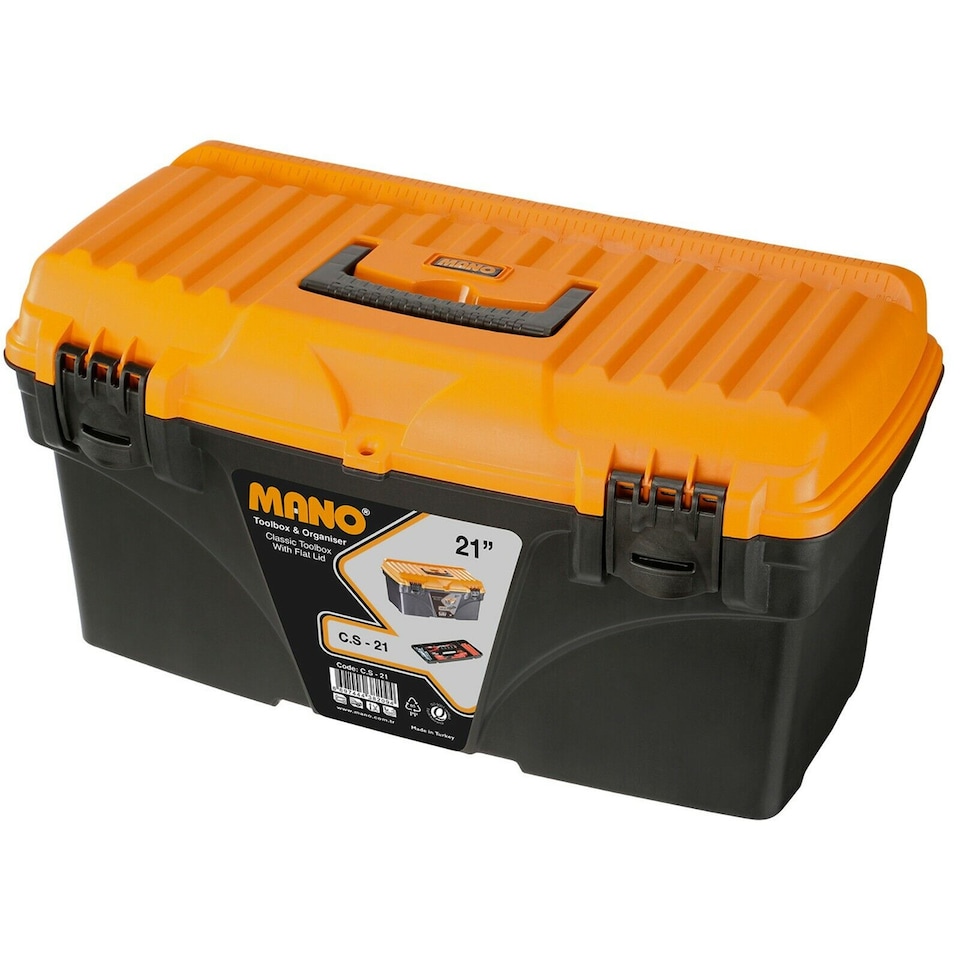 image 1 of 21 Classic CS Large Lockable Lid Plastic Tool box