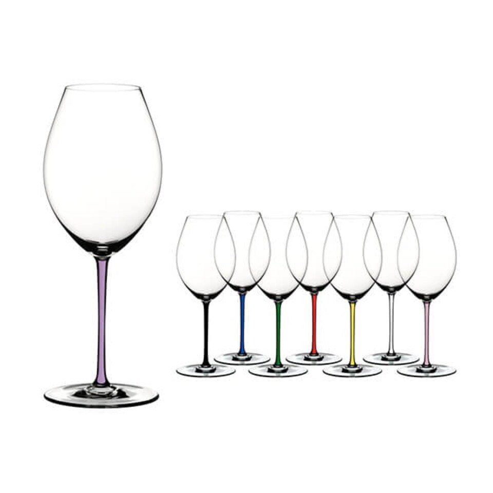 image 1 of Riedel Hand Made Fatto a Mano Old World Syrah Wine Glass Violet