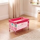 image 9 of BiBi Doll Folding Travel Nursery Set High Chair Cot Bed Pink Doll Accessories for 20 Inch Dolls
