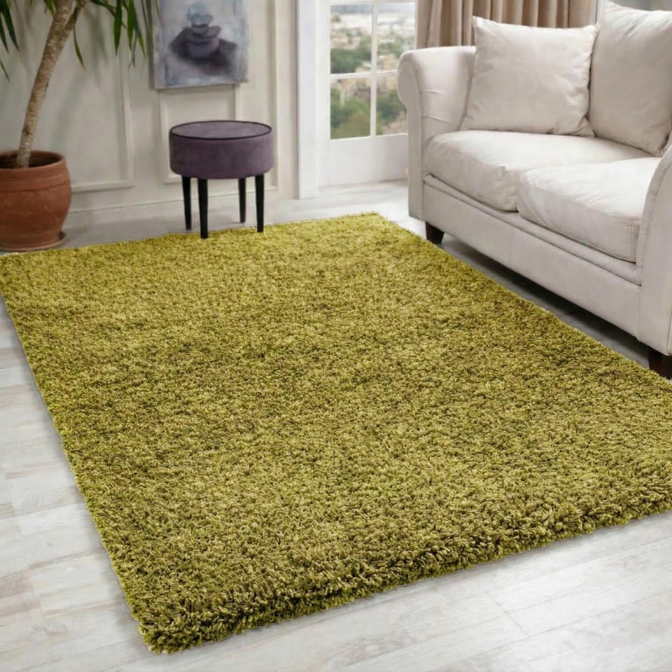 image 1 of Desire Rugs Plain Living Room Fluffy Shaggy Area Rugs