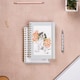 image 2 of Wrendale Designs Blooming with Love A5 Notebook Dusky Blue
