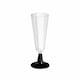 image 3 of Reusable cava glasses Algon Black 6 Units 150 ml (50 Pieces) N/A