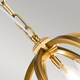 image 5 of Feiss Corinne Spherical Pendant Ceiling Light Burnished Brass