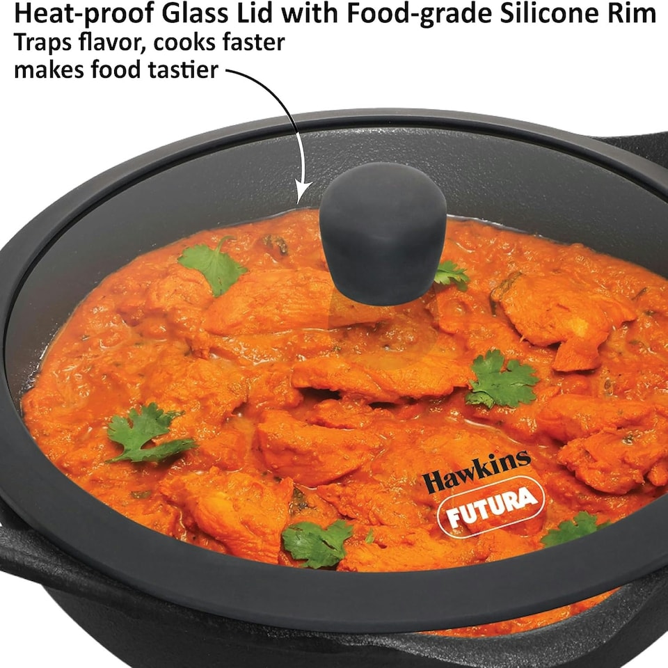 image 1 of Cast Iron Frying Pan, 24 cm Diameter, Cast Iron Skillet, Omlette Pan, Iron Frypan, Black