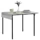 image 1 of HOMCOM Folding Dining Table, Drop Leaf Table for 2-4 People, Grey