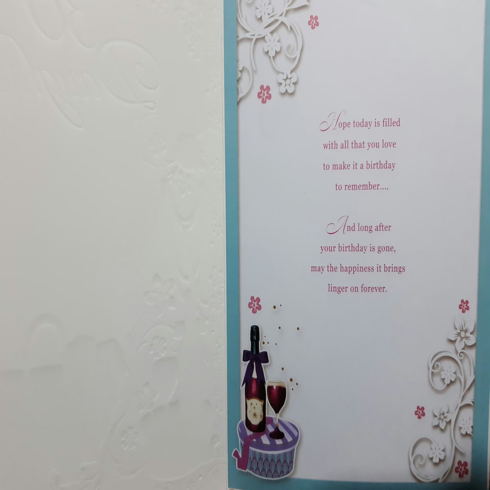 image 1 of 30 Today Open Female Birthday Opacity Card