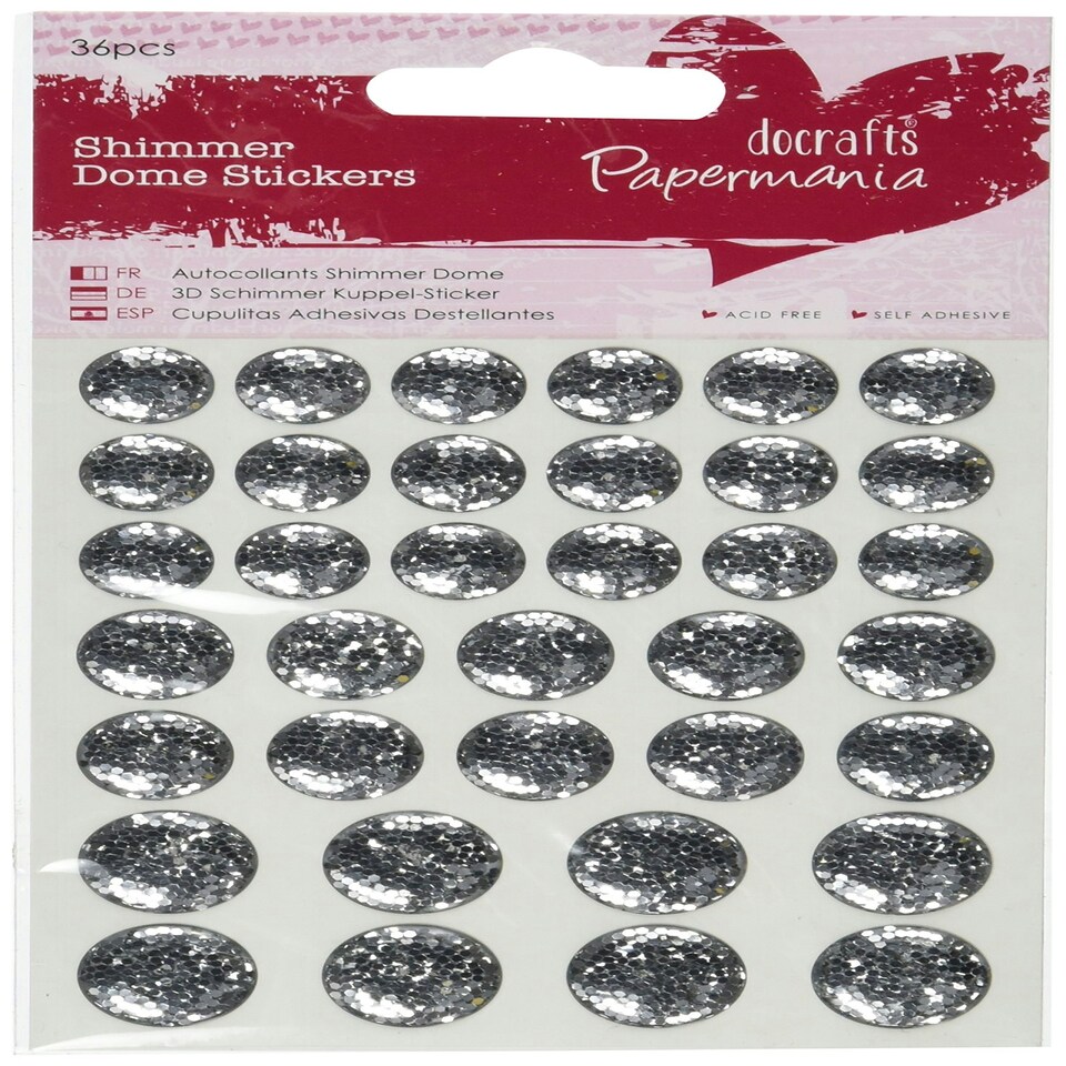 Shimmer Dome Stickers (36pcs)
