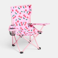 OHS Kids Cherry Camping Chair Folding Garden Outdoor Picnic Seat | Pink