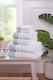 image 2 of Dakota Stripe Cotton Bath Towels Set Of 2 | Green | Bath towel | 2
