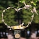 image 1 of Hanging Heart Garden Bird Feeder