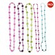 image 1 of Amscan Beaded Tea Party Necklace (Pack of 10) - Multicoloured - One Size