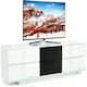 image 1 of Centurion Supports AVITUS ULTRA Remote Friendly BeamThru Gloss White with 4-White Drawers 32"-65" Flat Screen TV Cabinet White