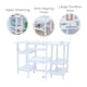 image 3 of Teamson Kids Children's Play Desk with Shelves and Chair, White