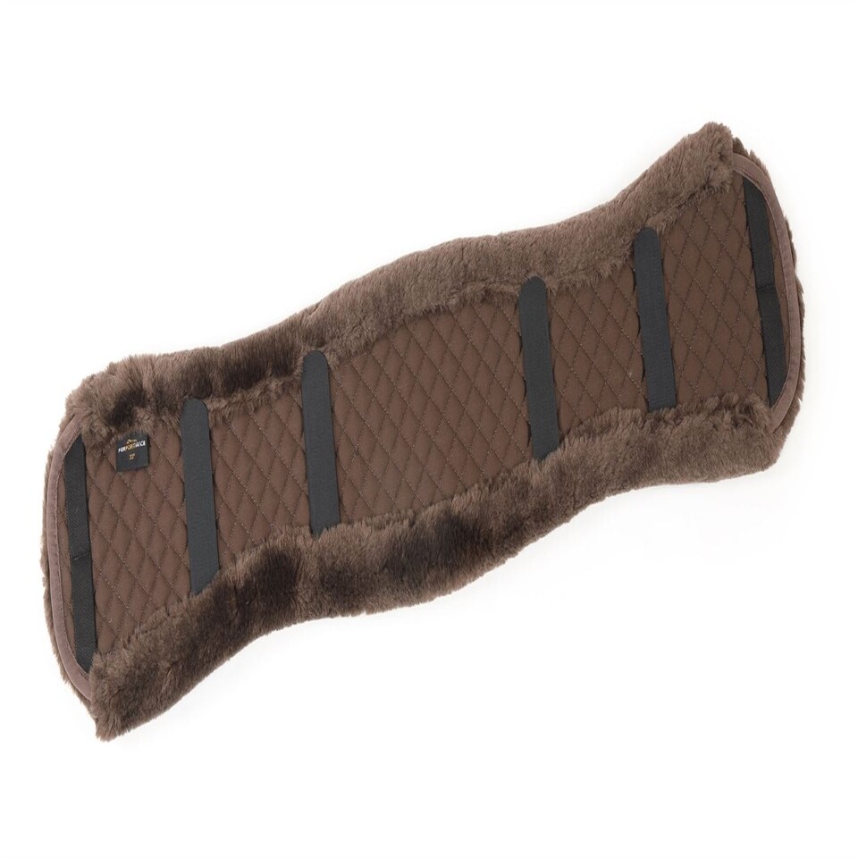 image 1 of Shires Performance SupaFleece Dress Girth Slv Brown | Size: 31.5 Inch
Colour: Brown
