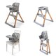 image 9 of Red Kite Feed Me Orbit Highchair - Grey | Grey | Grey | One Size | 1