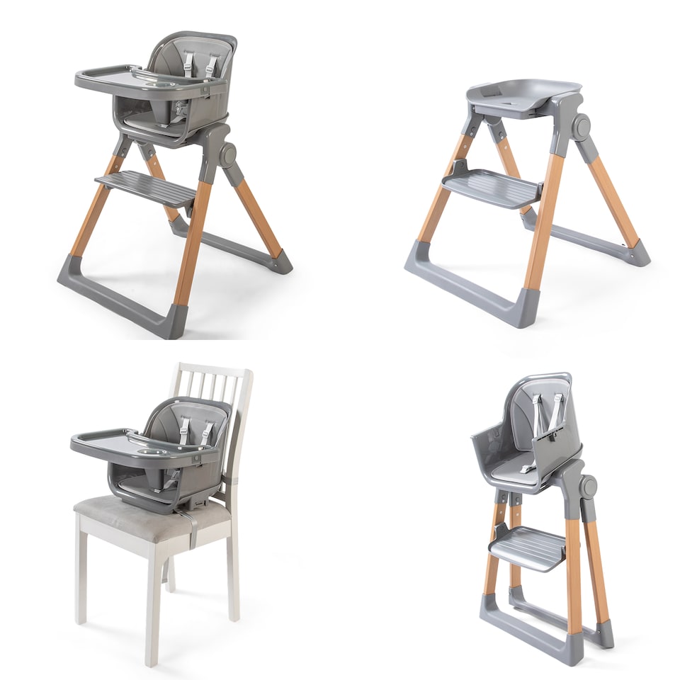 image 1 of Red Kite Feed Me Orbit Highchair - Grey | Grey | Grey | One Size | 1