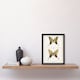 image 2 of Denton Framed Wall Art Papilio Ajax Butterfly Vintage Illustration Home Décor
