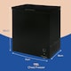 image 2 of Russell Hobbs RH198CF0E1B Chest Freezer 198L Freestanding Black 5 Year Guarantee Black