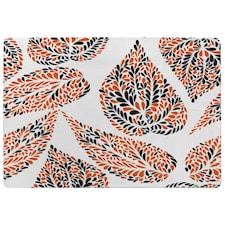 Leaf Droplets (Rug) Orange | Large: 140x200cm
