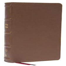 Kjv Holy Bible: Large Print Single-column With 43000 End-of-verse Cross References Genuine Leather Personal Size Red Letter Comfort Print: King James Version