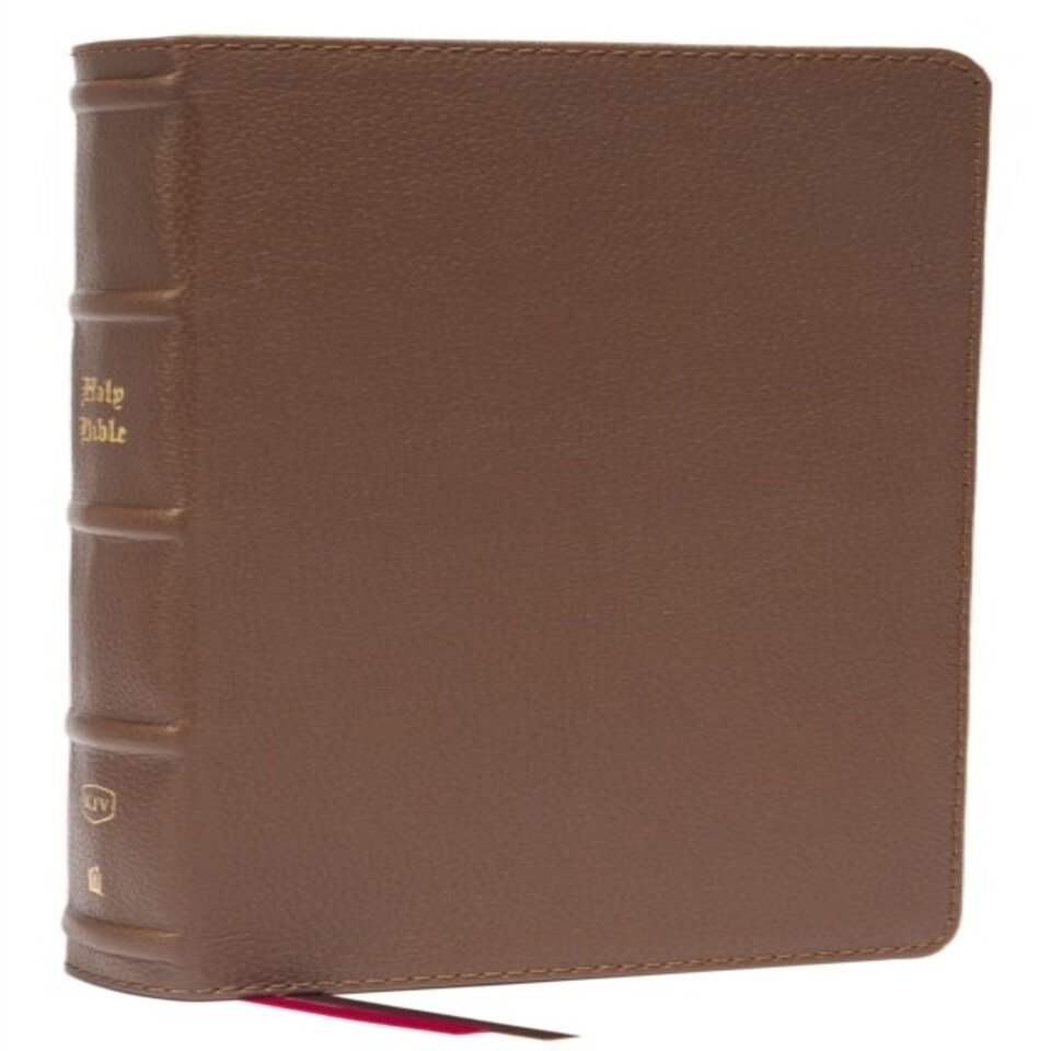 Kjv Holy Bible: Large Print Single-column With 43000 End-of-verse Cross References Genuine Leather Personal Size Red Letter Comfort Print: King James Version