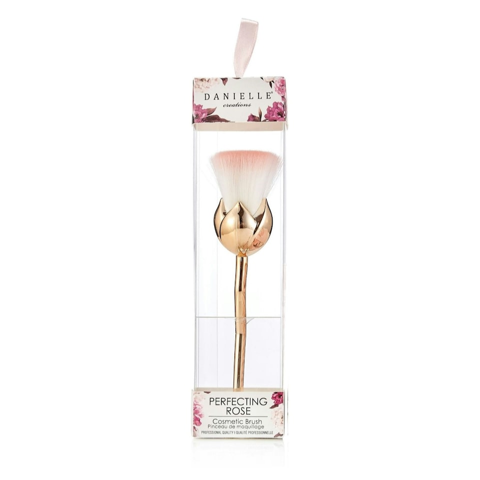 image 1 of Danielle Creations Rose Gold Cosmetic Make Up Brush Gold