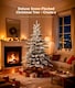 image 2 of 6FT Californian Pine Snow Covered Green Tips Bushy Artificial Plain Christmas Tree