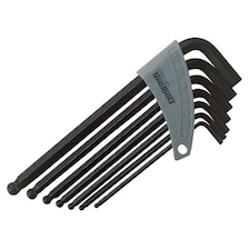 Teng Ball Point Hex Key Set Of 7 - Multi Colour - Set of 7 Imperial (1/8-3/8in)