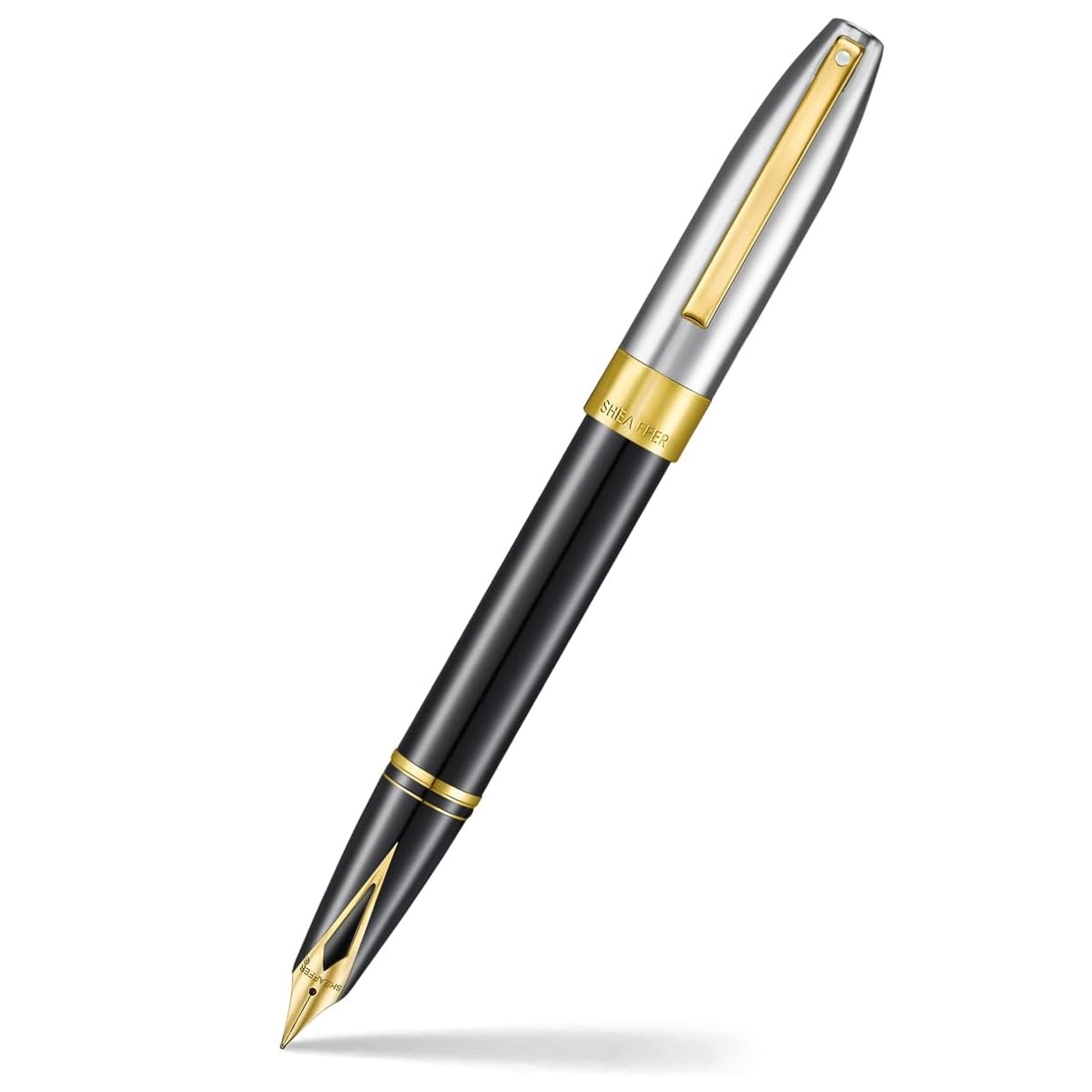 Sheaffer Legacy 9065 Fountain Pen Fine Nib Glossy Black, Gold Trim