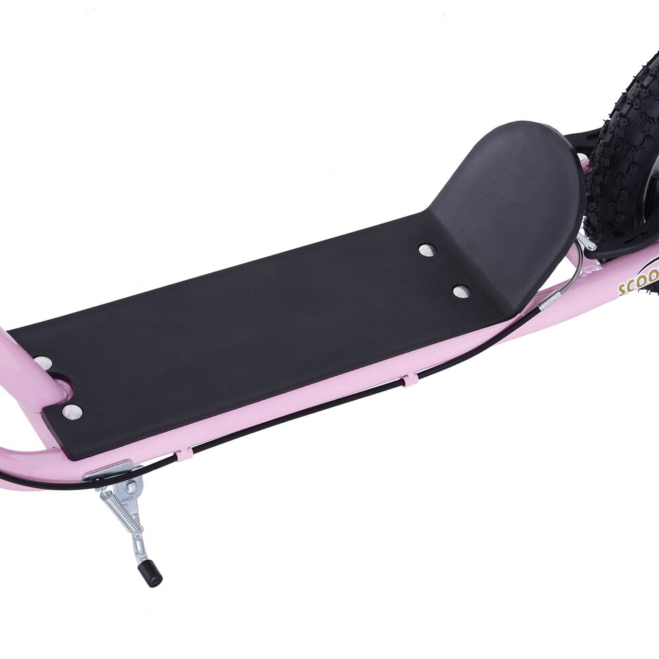 image 1 of HOMCOM Stunt Scooter, Kids Scooter with Big Wheels, Adjustable Height, Dual Brakes, for Ages 5+ Years | Pink